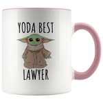 Load image into Gallery viewer, Yoda Best Lawyer Mug
