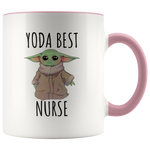 Load image into Gallery viewer, Yoda Best Nurse Mug
