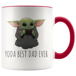 Load image into Gallery viewer, Yoda Best Dad Ever Mug
