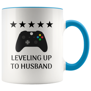 Leveling Up To Husband Mug