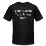 Load image into Gallery viewer, Men&#39;s Soft Personalized T-shirt - black
