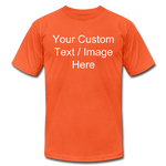 Load image into Gallery viewer, Men&#39;s Soft Personalized T-shirt - orange

