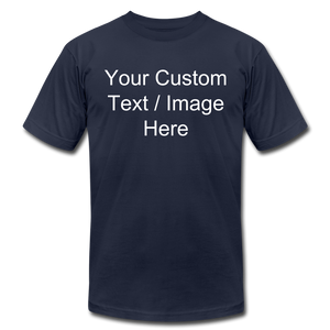 Men's Soft Personalized T-shirt - navy