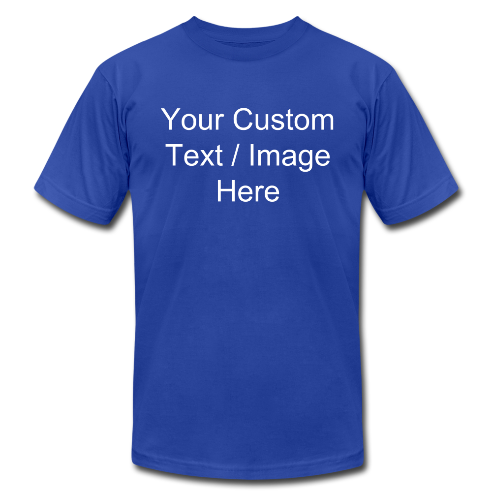 Design Your Own Shirt - royal blue