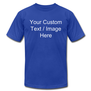 Design Your Own Shirt - royal blue