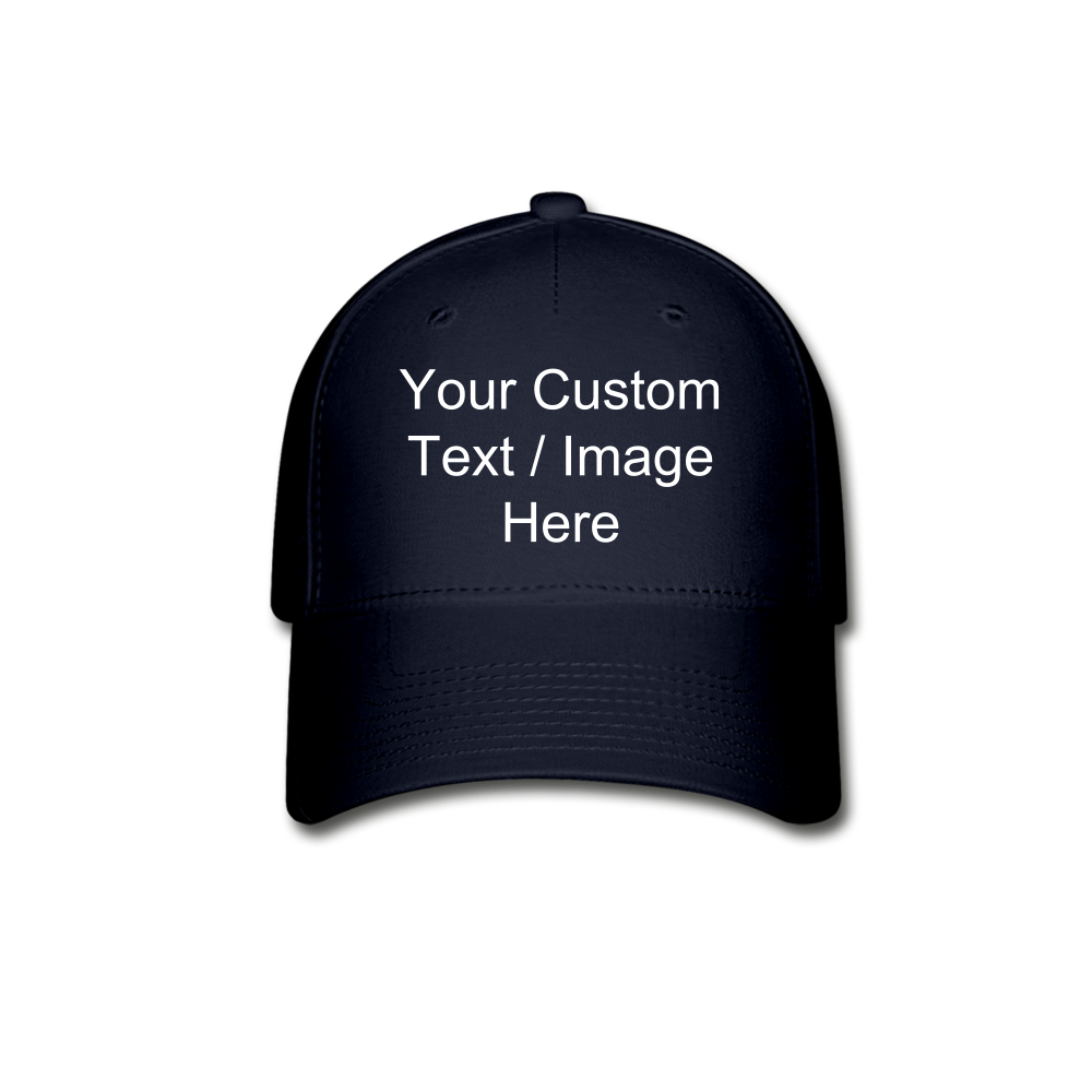 Custom Baseball Cap - navy
