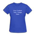 Load image into Gallery viewer, Women&#39;s Classic Personalized T-Shirt - royal blue

