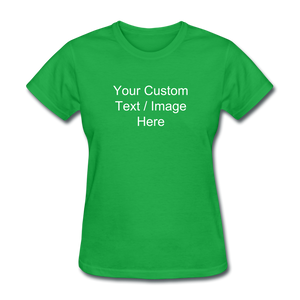 Women's Classic Personalized T-Shirt - bright green