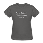 Load image into Gallery viewer, Women&#39;s Classic Personalized T-Shirt - charcoal
