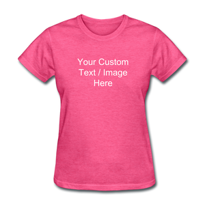 Women's Classic Personalized T-Shirt - heather pink