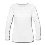 Load image into Gallery viewer, Women&#39;s Premium Long Sleeve T-Shirt - white
