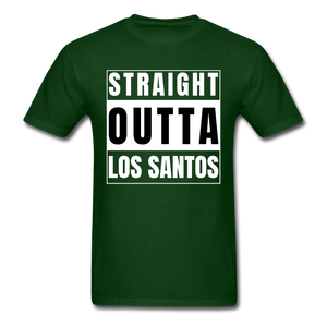 Straight Out of Los Santos Shirt - forest green