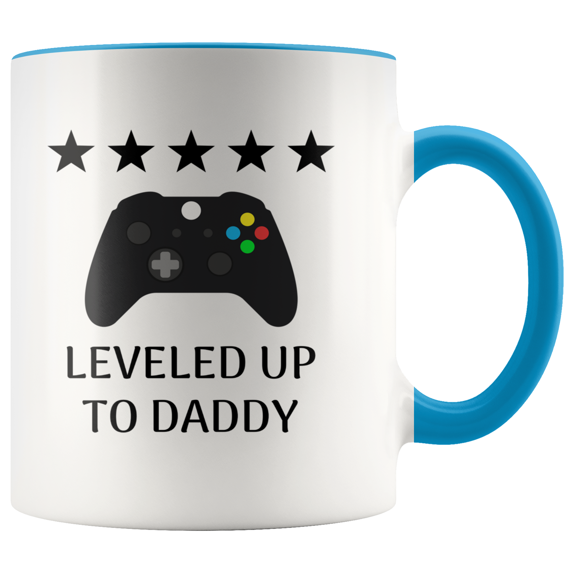 Leveled Up To Daddy Mug