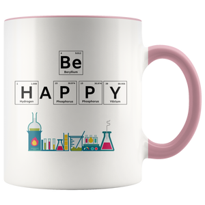 Be Happy Chemistry Mug