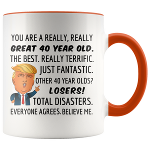 Trump Mug for 40-Year-Old