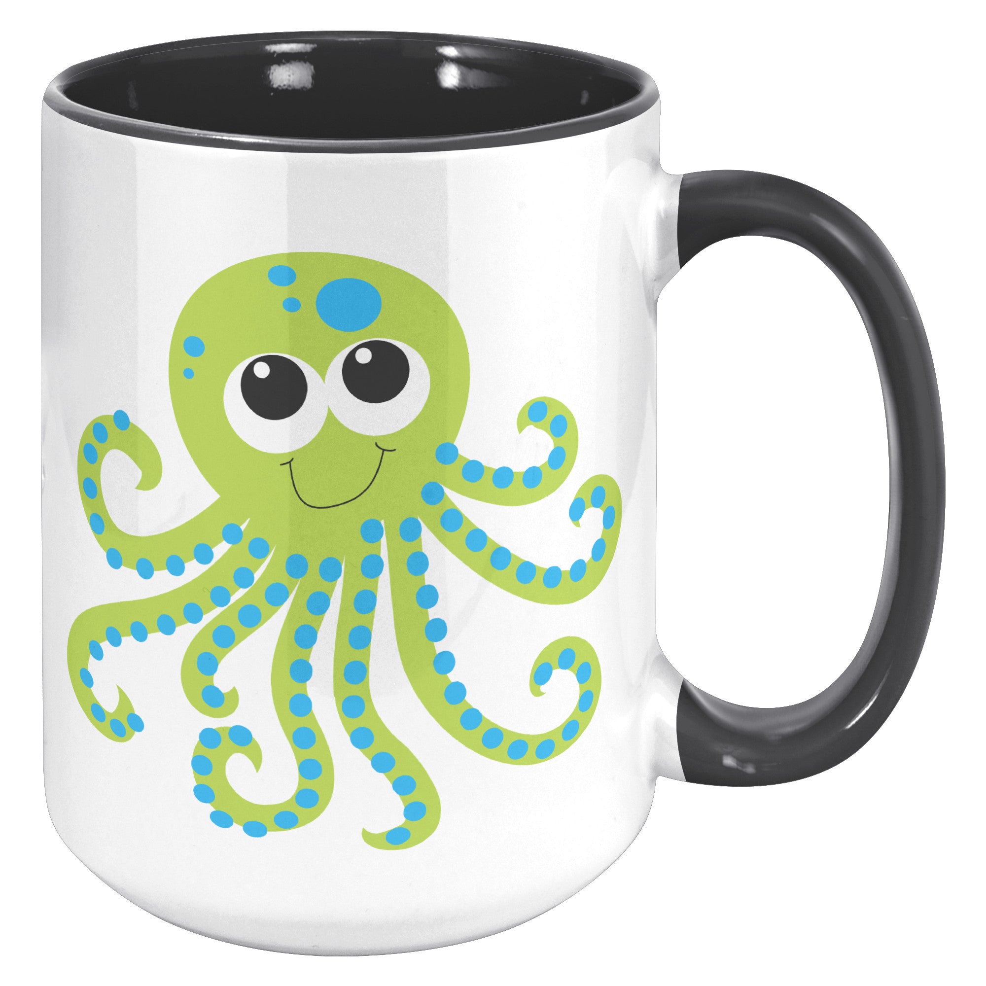 Green Octopus Mug