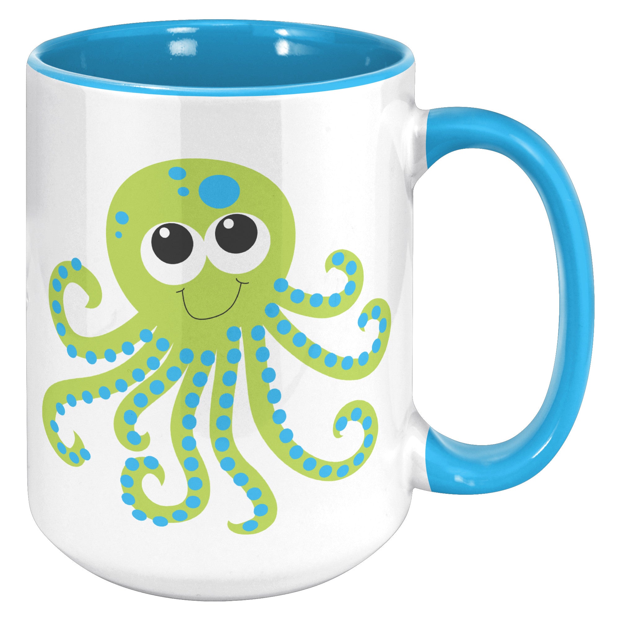 Green Octopus Mug