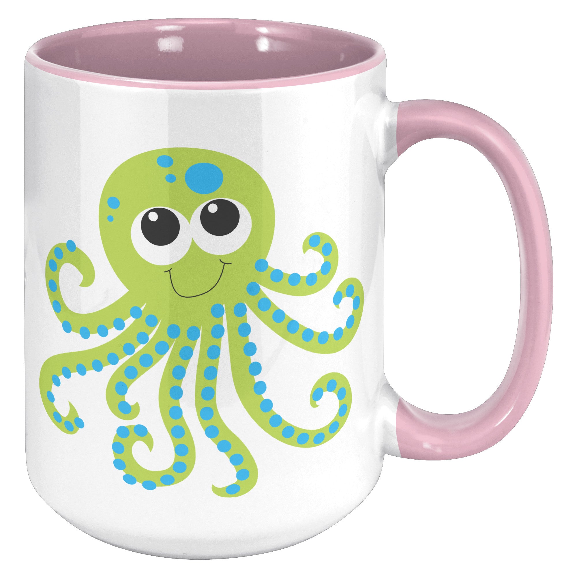 Green Octopus Mug