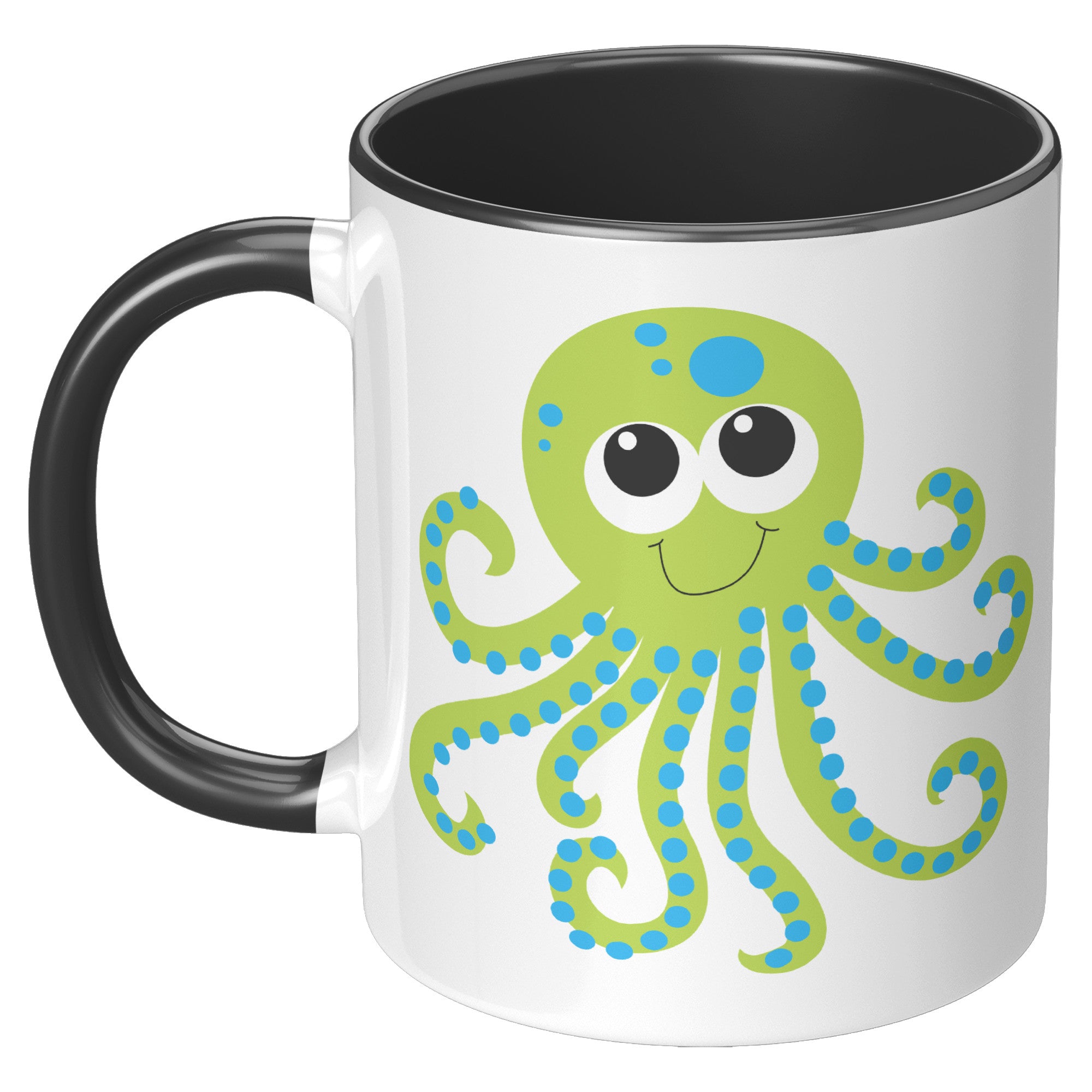 Green Octopus Mug