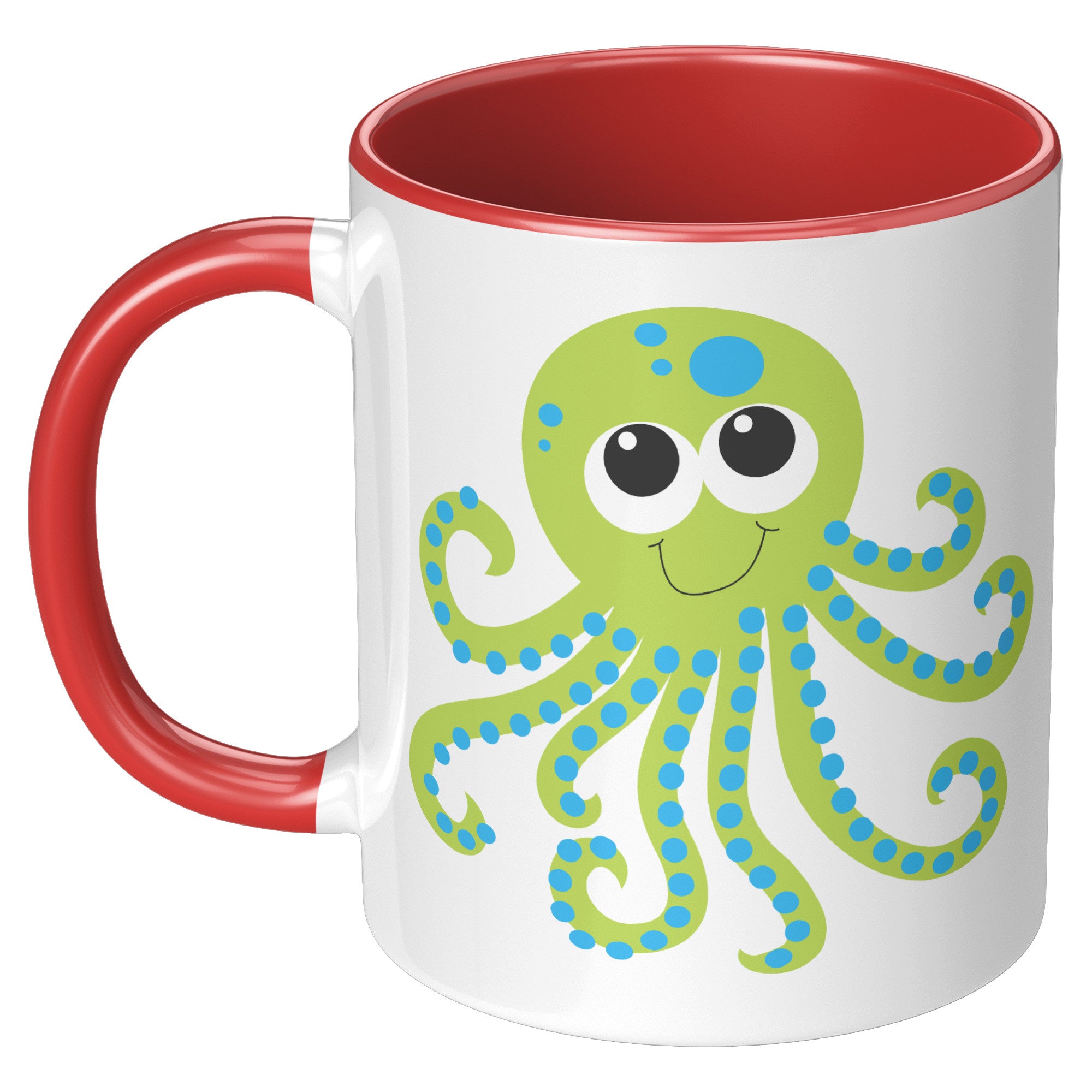 Green Octopus Mug