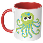 Load image into Gallery viewer, Green Octopus Mug
