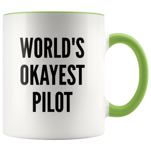 World's Okayest Pilot Mug