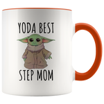Load image into Gallery viewer, Yoda Best Step Mom Mug
