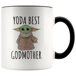 Load image into Gallery viewer, Yoda Best Godmother Mug
