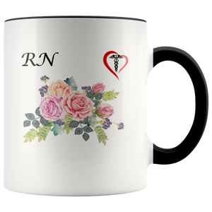 Floral RN Mug
