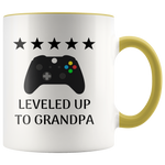 Load image into Gallery viewer, Leveled Up To Grandpa Mug
