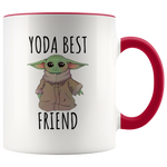 Load image into Gallery viewer, Yoda Best Friend Mug
