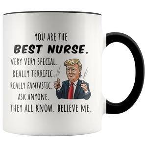 Best Nurse Trump Mug