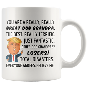 Trump Mug Dog Grandpa
