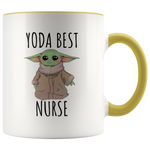 Load image into Gallery viewer, Yoda Best Nurse Mug
