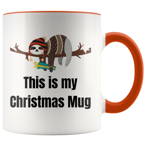 Christmas Sloth Mug