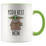Load image into Gallery viewer, Yoda Best Mom Mug

