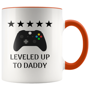 Leveled Up To Daddy Mug