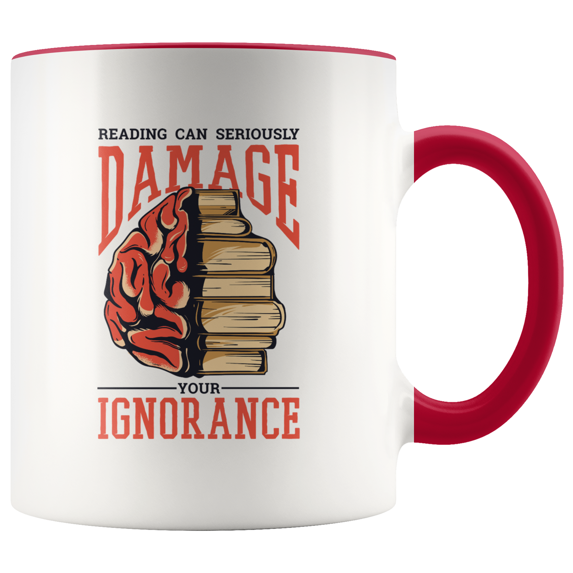 Funny Bookworm Mug
