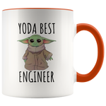 Load image into Gallery viewer, Yoda Best Engineer Mug
