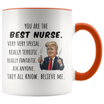 Load image into Gallery viewer, Best Nurse Trump Mug
