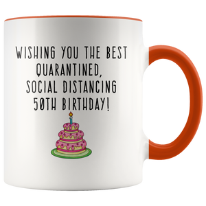 Happy Quarantine 50th Birthday Mug