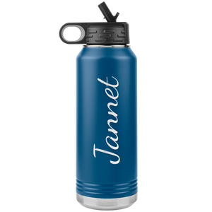 Laser Engraved Water Bottle