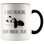 Load image into Gallery viewer, I Love Pandas Mug
