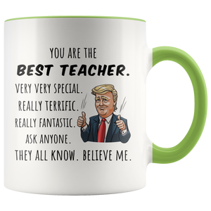 Best Teacher Trump Mug