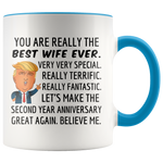 Load image into Gallery viewer, Trump Mug Wife for 2nd Anniversary Gift
