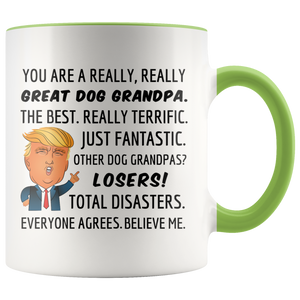 Trump Mug Dog Grandpa
