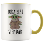 Load image into Gallery viewer, Yoda Best Step Dad Mug

