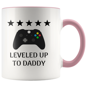 Leveled Up To Daddy Mug