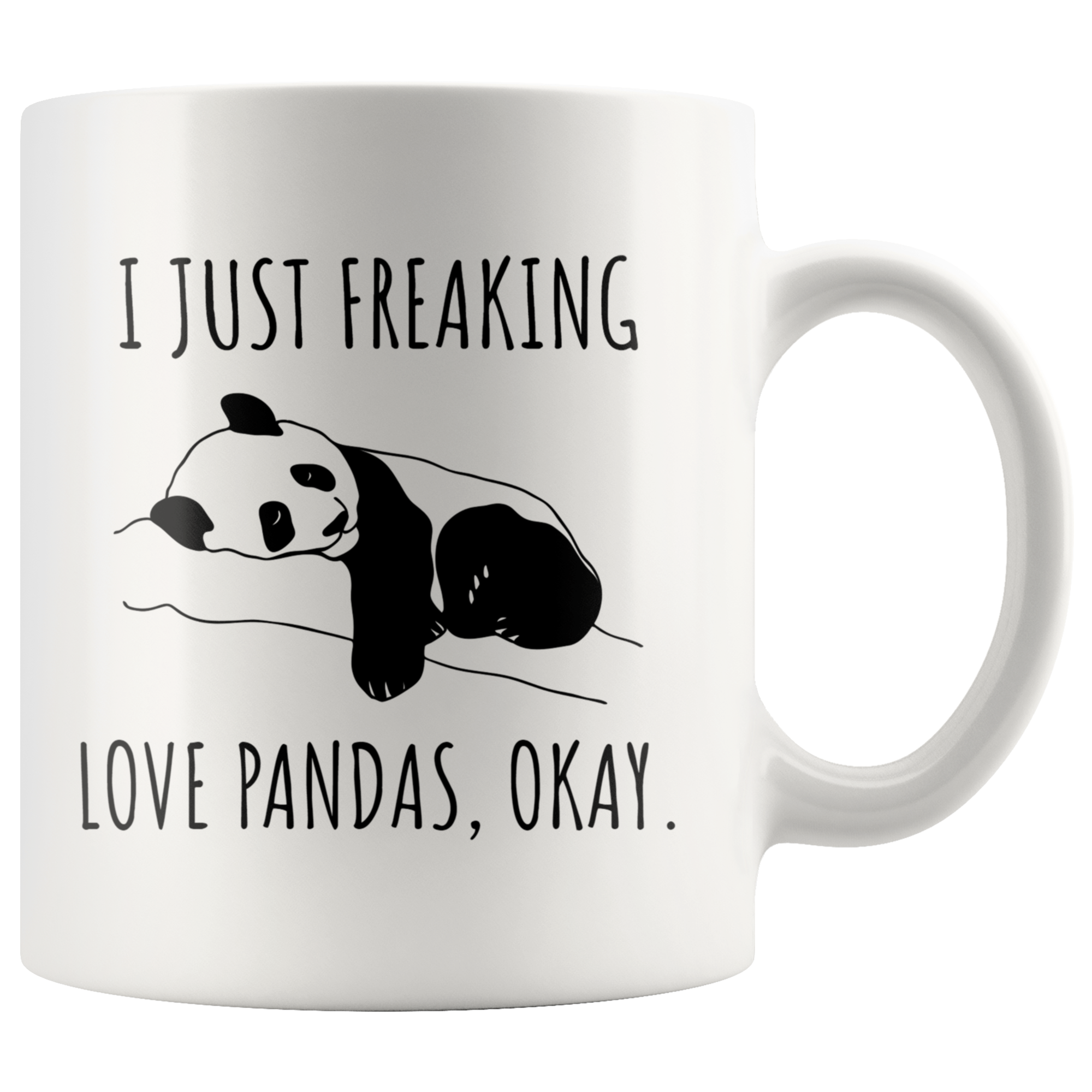 I Love Pandas Mug