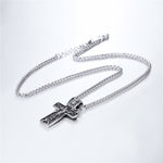 Load image into Gallery viewer, Vintage Crucifix Jesus Cross Necklace
